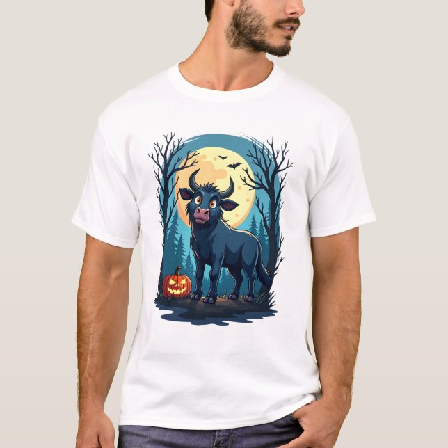 Camiseta Transformação em Lobisomem de Vaca (Frente)