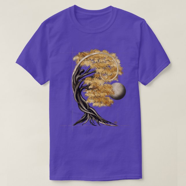 Camiseta Transformação Eterna Espírito da Borboleta Bonsai (Frente do Design)