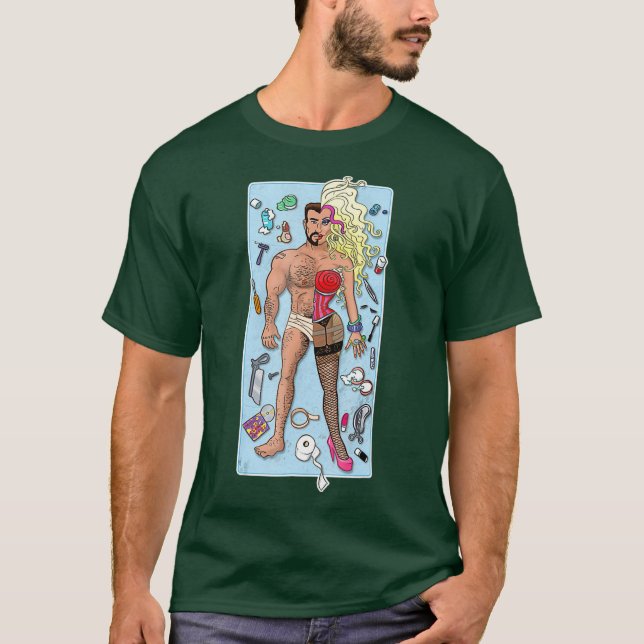 Camiseta TRANSFORMAÇÃO TERÇA-FEIRA Bold Drag Queen (Frente)