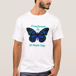 Camiseta Transformado por 12 Passos Simples, AA, NA, Al-Ano