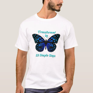 Camiseta Transformado por 12 Passos Simples, AA, NA, Al-Ano