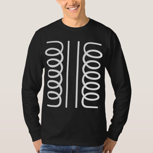 Camiseta Transformador elétrico - Branco (Frente)