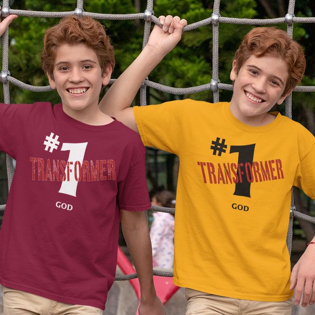CAMISETA TRANSFORMADOR Nº 1 - DEUS PARA ESCURO (Criador carregado)