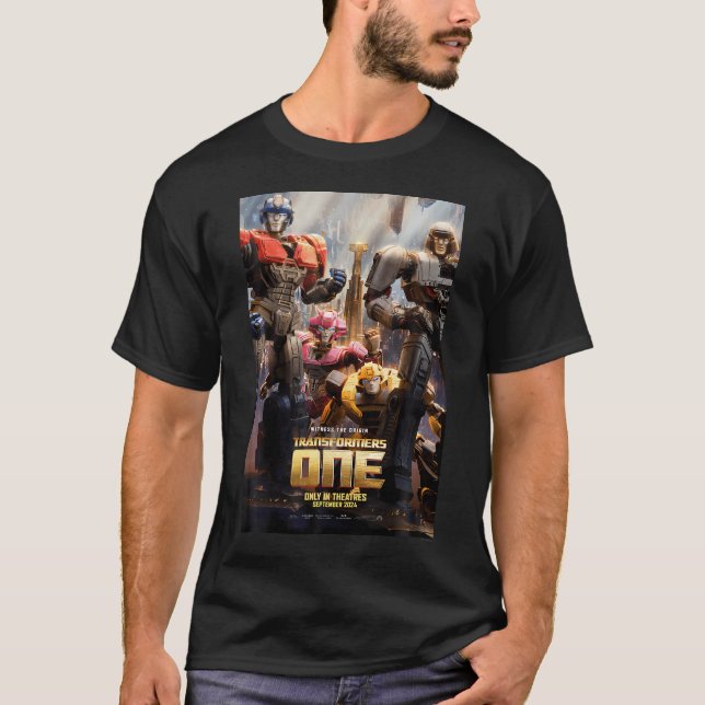 Camiseta Transformadores Uma Testemunha O Poster de Filme D (Frente)