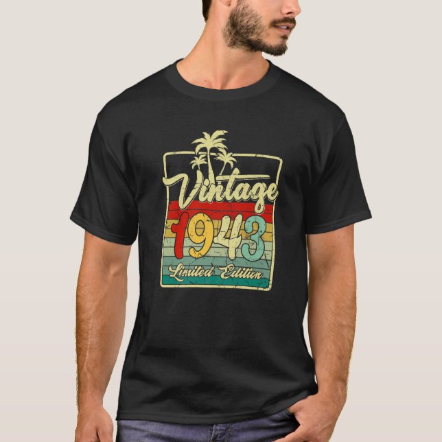 Camiseta Transformando 79 Desorações De Aniversário Homens  (Frente)