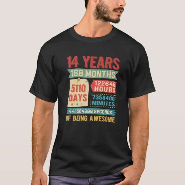 Camiseta Transformando Decorações De Aniversário De 14 De 1 (Frente)
