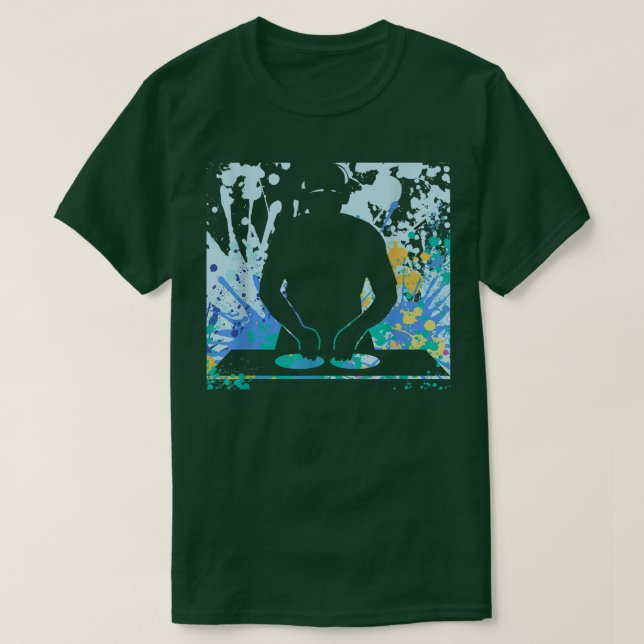 Camiseta Transformar DJ de Música de Mesa (Frente do Design)