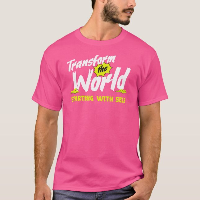 Camiseta Transformar O Mundo (Frente)
