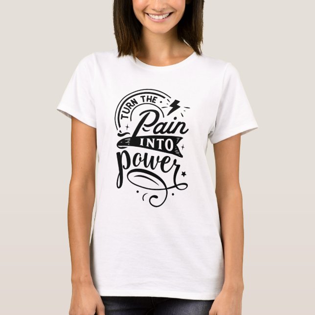 Camiseta Transforme a dor em energia (Frente)