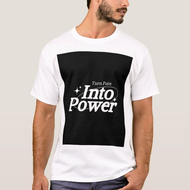 CAMISETA TRANSFORME A DOR EM PODER (Frente)