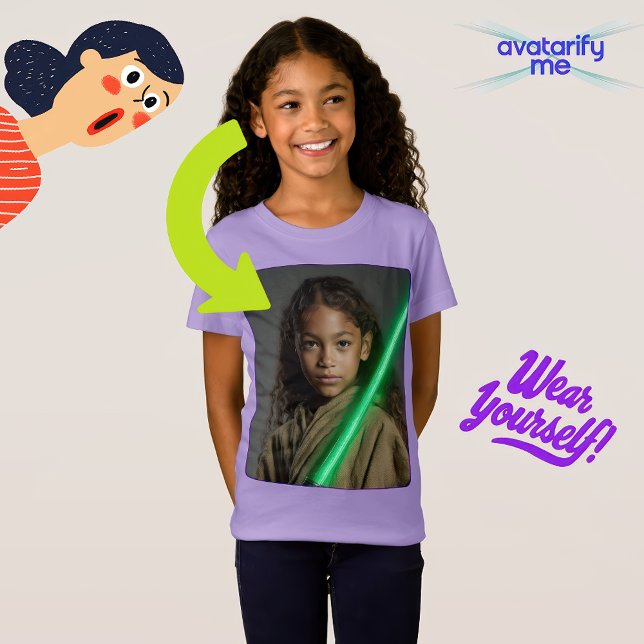 Camiseta Transforme-se em qualquer personagem (Criador carregado)