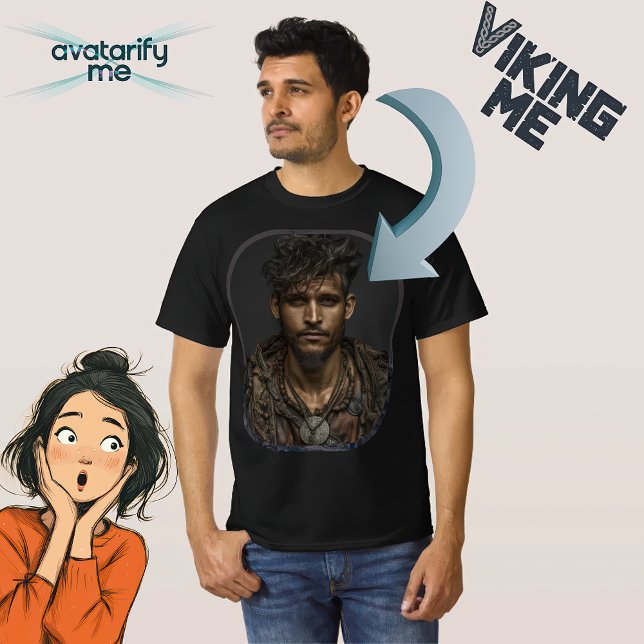 Camiseta Transforme-se em qualquer personagem (Criador carregado)