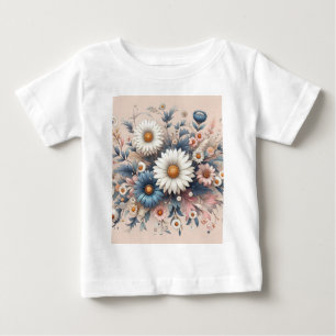 Camiseta Transforme Seu Espaço com Floral de Margarida Eleg