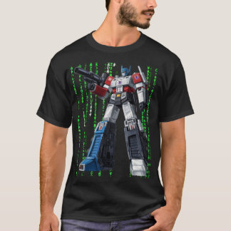Camiseta Transformers 1x005 MATRIX PRETO POR SAMURAI FEUDAL