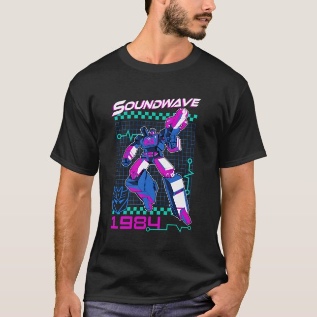Camiseta Transformers Soundwave 1984 (Frente)