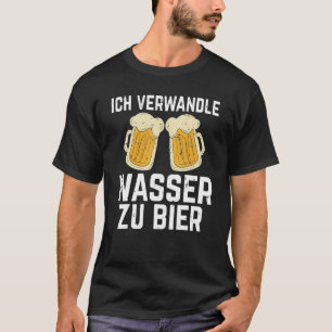Camiseta Transformo água em cerveja.