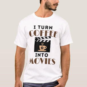 Camiseta Transformo Café em Criador de Telas de Filmes