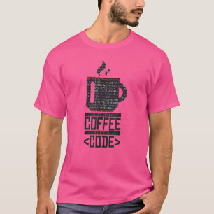 Camiseta Transformo Café Em Técnico Criptológico De Código