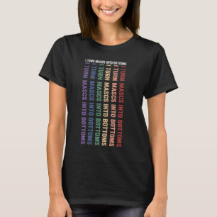 Camiseta Transformo Máscs Em Lésbicas Engraçadas LGBTQ+