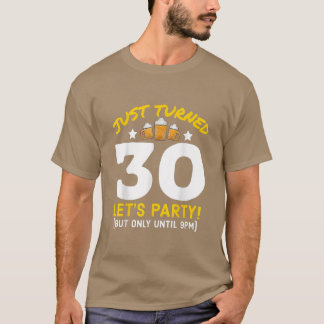 Camiseta Transformou 30 Festas Até As 21 Horas Em Cerveja D
