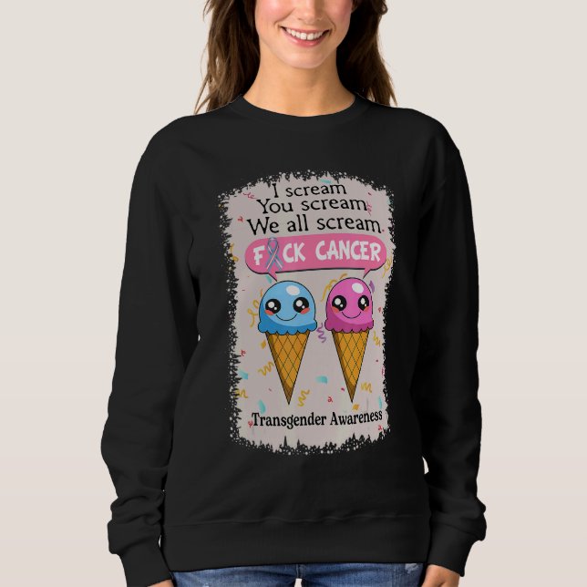 Camiseta Transgender Awareness Cute Ice Creams  Saying (Frente)