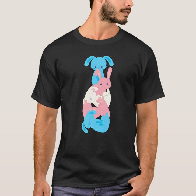 Camiseta Transgender Bunny Transgender (Frente)