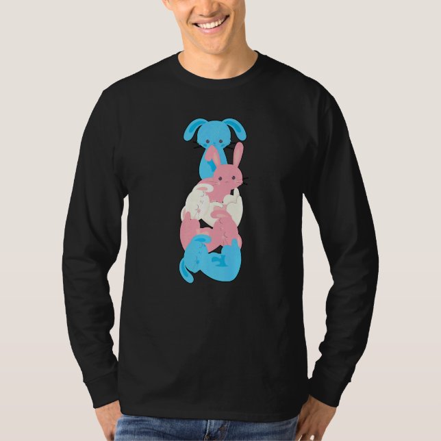 Camiseta Transgender Bunny Transgender (Frente)