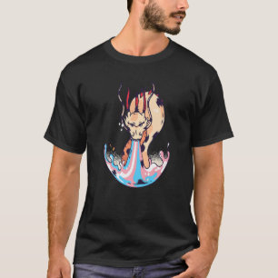 Camiseta Transgender Dragonfire Flame Trans Prie Transsexu