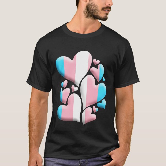 Camiseta Transgender Flag Day MTF FTM Pride Trans Transgend (Frente)