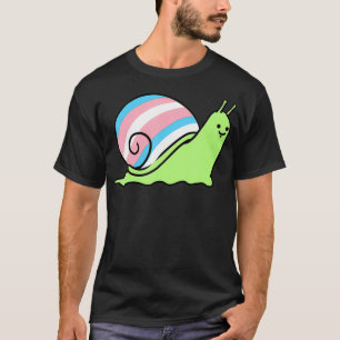 Camiseta Transgênero de Caracol do Orgulho Trans