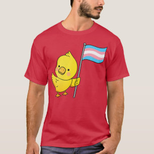 Camiseta Transgênero do Pato do Orgulho Trans