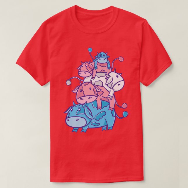 Camiseta Transgênero em Camas do Orgulho Trans  (Frente do Design)