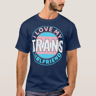 Camiseta Transgênero Eu Amo o meu Trans Namorada LGBT