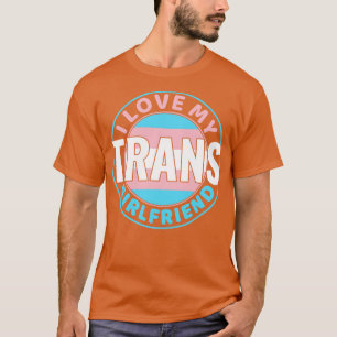 Camiseta Transgênero Eu Amo o meu Trans Namorada LGBT