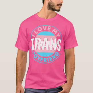 Camiseta Transgênero Eu Amo o meu Trans Namorado LGBT