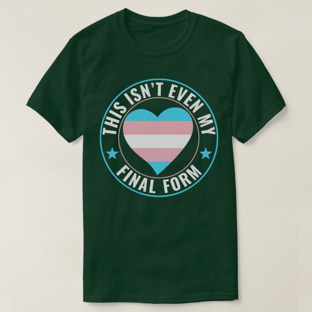 Camiseta Transgênero LGBT Trans Não É Nem Minha Finalidade (Frente do Design)
