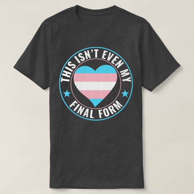 Camiseta Transgênero LGBT Trans Não É Nem Minha Finalidade (Frente do Design)