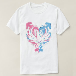 Camiseta Transgênero Phoenix Heart Orgulho