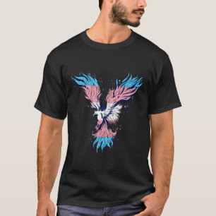Camiseta Transgênero Phoenix Reborn Transsexual Flag Lgbt T