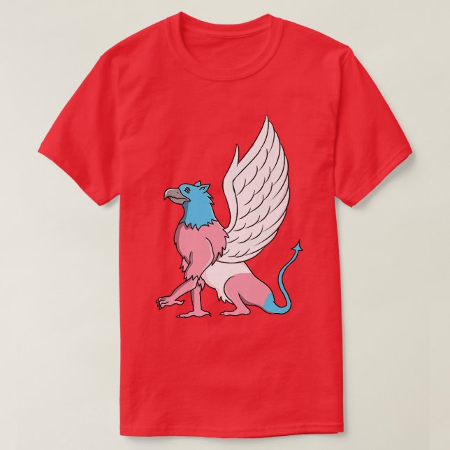 Camiseta Transgênero Trans Pride Griffin  (Frente do Design)