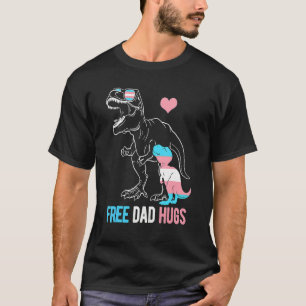 Camiseta Transgêneros de Pais Gratuitos Dinossauro Rex Pai 