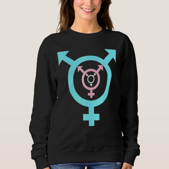 Camiseta Transgêneros LGBT de Orgulho Transgênero Transgêni (Frente)