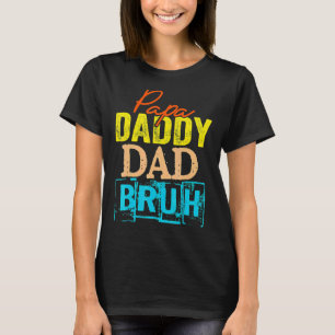 Camiseta Transição para Pais Retroativos Papá Dada Pai Pai 