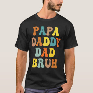 Camiseta Transição para Pais Retroativos Papá Dada Pai Pai 