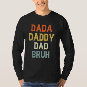 Camiseta Transição para Pais Retroativos Papá Dada Pai Pai