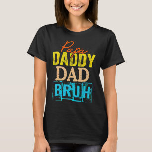 Camiseta Transição para Pais Retroativos Papá Dada Pai Pai 