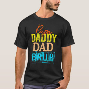 Camiseta Transição para Pais Retroativos Papá Dada Pai Pai 