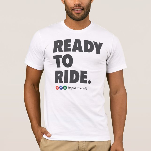 Camiseta Trânsito rápido de RVA pronto para montar (Frente)