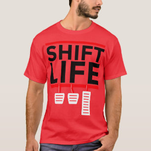 Camiseta Transmissão Manual Desvio do Stick Vida Engraçado