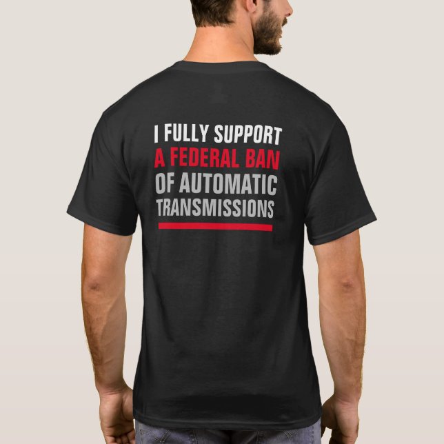 CAMISETA TRANSMISSÕES AUTOMÁTICAS DE BANDA DUPLA (Verso)